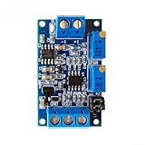 Minhe Industrial 4-20mA to 0-3.3V 5V 10V Voltage Transmitter Module for Current to Voltage Conversion, Wide Input Range, High Linearity, Metal Case, Blue