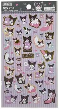 Yamanoshigyo Sanrio Kuromi Pet Sticker Seal 1 Sheets 44 Pcs Decorative Scrapbooking Supplies Stationery (7647) image 2