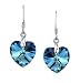 LUVAMI Swarovski Crystal Heart Earrings