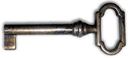 Chiave Per Mobili Linea Classic In Ottone Patinato Antico 7,5 Mm - Foto 5