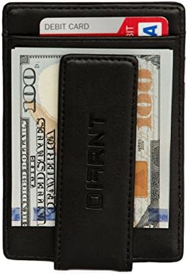 DIFRNT - RFID Blocking, 4 Slot Money Clip, Leather Wallet, Money Clip Wallet