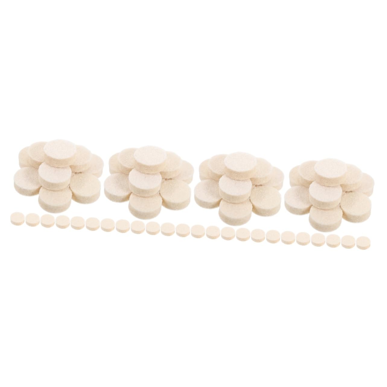 ULTECHNOVO 400piezas Ruedas De Pulido De Lana Para Herramientas Rotativas Accesorios De Pulido Eficientes Para Joyería y Metales Duraderas y Resistentes Al Desgaste