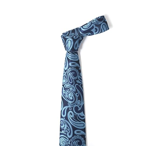 Image of Men's Tie Set with Pocket Square and Cufflinks | 100% microfiber; tie 59 x 3.15 in; square 10 x 10 in; gift box included