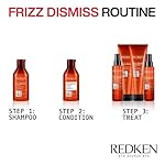 Redken Frizz Dismiss Instant Deflate Sulfate-Free Oil-In-Serum For Frizzy Hair - Enhances Smoothness and Shine With Babassu Oil - Image 4