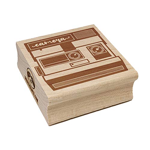 Vintage Instant Camera Rubber Stamp for Crafting