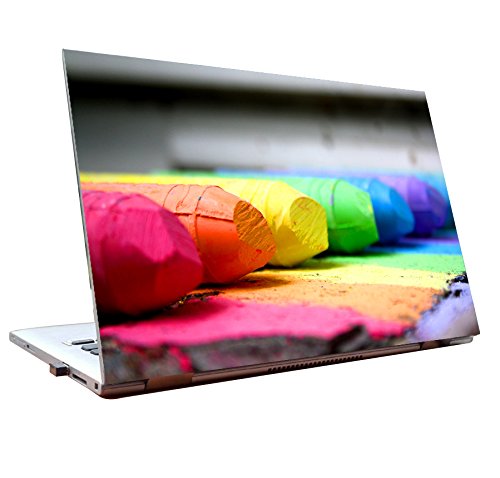 Tamatina Laptop Skins 44.45cm (17.5 inch) - Crayons - Abstract - Colors - HD Quality