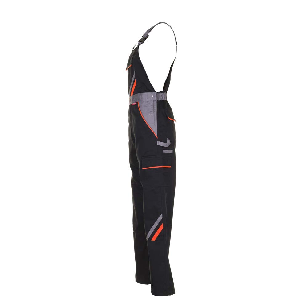 Planam Visline Peto Visline tamaño 52 en negro/naranja/zinc Unisex adulto