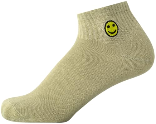 Steve Madden Womens Ankle Socks - 6 & 12 Pack Womens Socks Fun Embroidered Designs Cotton Cozy Fit (Sizes 5-10)4