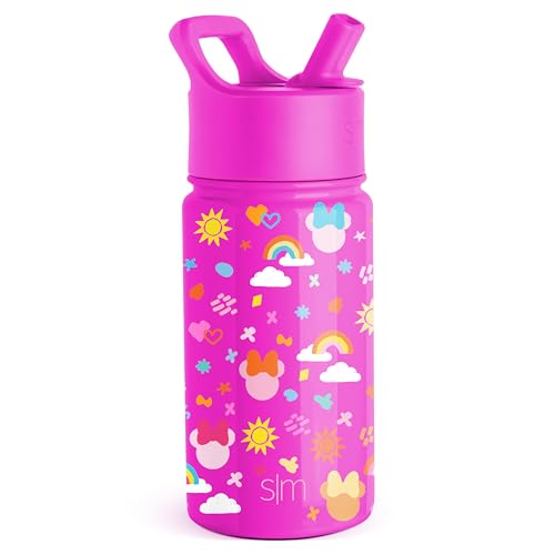 Simple Modern Kids Summit Water Bottle with Straw Lid | Disney Mi...