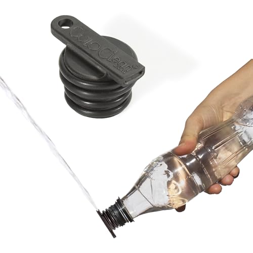 CuloClean Ultralight (6g / 0 21oz) Portable Bidet for Toilet Travel Backpacking Hiking or Camping - Fits Most Plastic Bottles. (CuloClean Ultralight 1pcs Black)