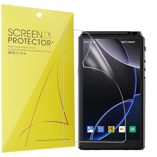 Lamshaw Compatible for HiBy R6 gen3 Screen Protector, [6 Pack] Full Coverage TPU Clear Film Compatible for HiBy R6 gen3 MP3 Player (6 Pack)