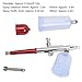 YUEYASHUX Paint Airbrush G18 DIY Airbrush Kit with Connector and Wrench Beauty Pen Art for Home Decoration Model Printing