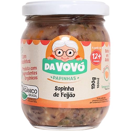 Da Vovó, Papinha infantil, Linha+12, Orgânica, Sabor Sopinha de F...