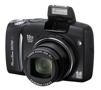 5405 Canon PowerShot SX110IS ブラック デジカメ Canon Powershot SX110IS 9MP Digital Camera with 10x Optical