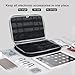 BUBM Double Layer Electronics Organizer, Travel Gadget Bag for Cables, Memory Cards, Flash Hard Drive and More, Fit for iPad or Tablet(up To 9.7