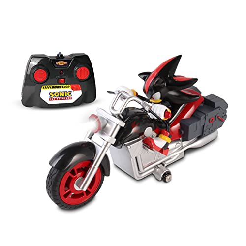 NKOK Sonic Shadow the Hedgehog RC Motorcycle Toy, Remote Control, 8.5-Inch by NKOK - Used condition - US$34.07