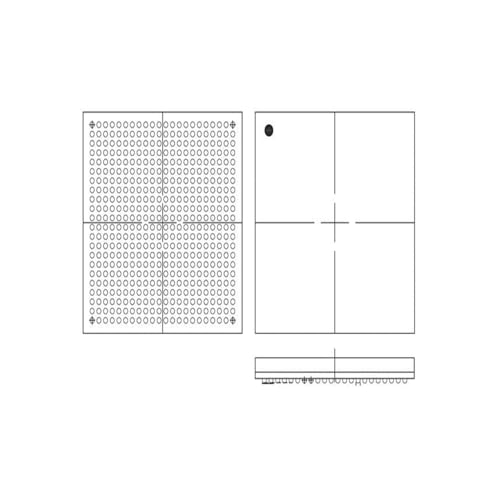 XC6SLX150T-2CSG484I puce FPGA programmable avec gestion thermique supérieure