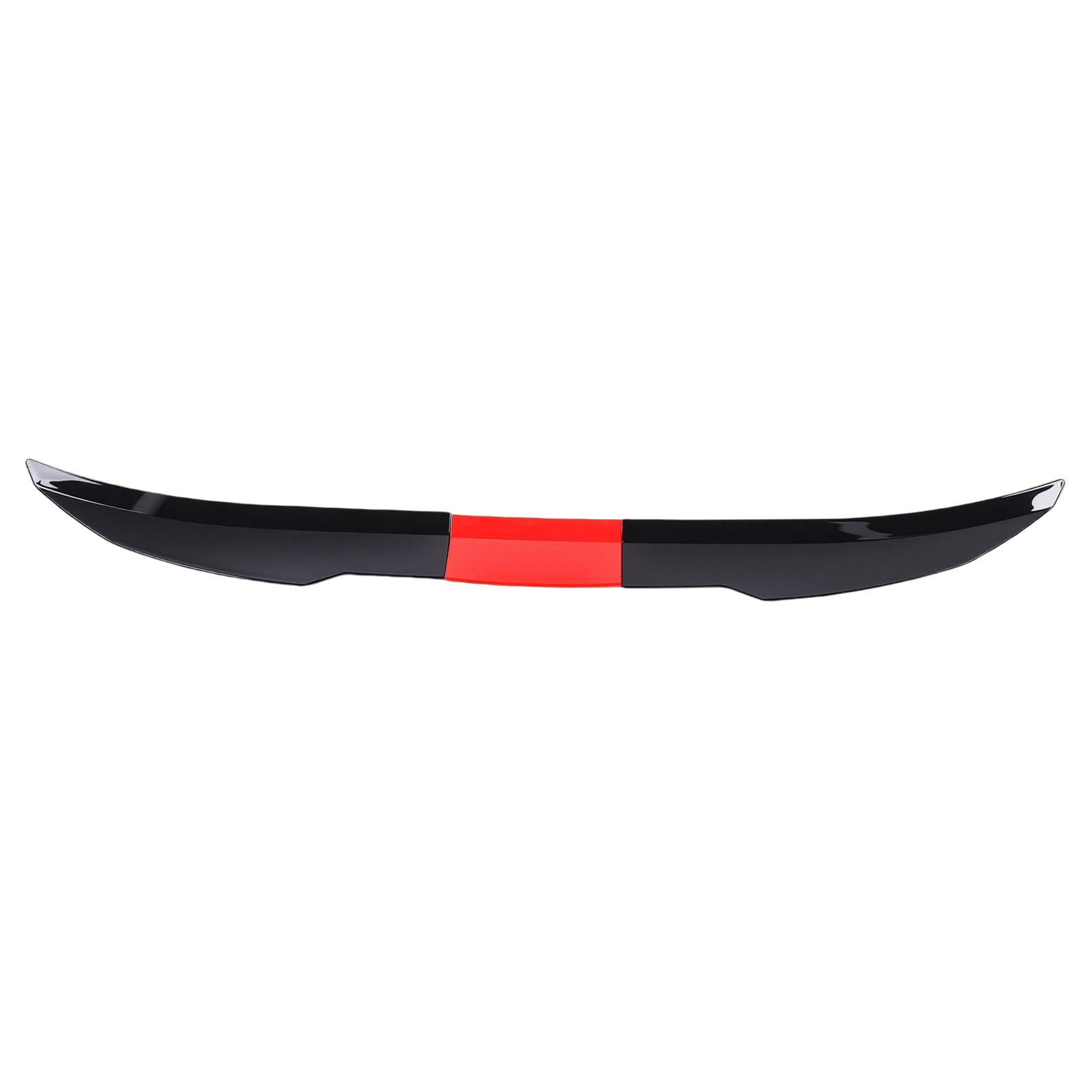 Universal Car Spoiler Wing Durable ABS Material Adjustable Fit for Most Cars Glossy Black Red Easy Installation for Customized Style