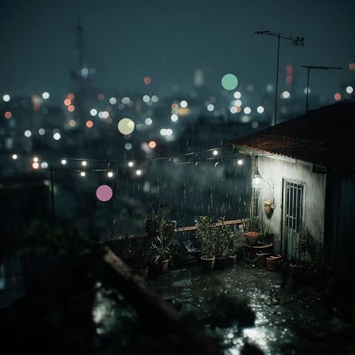 Lluvia Bajo Refugio en Oporto | Lluvia Nocturna Suave