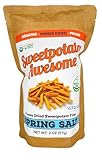 Sweetpotato Awesome Organic Freeze Dried Sweet Potato Fries with Spring Salt, Certified Seed Oil Free, Certified Organic, Non-GMO, 2 oz