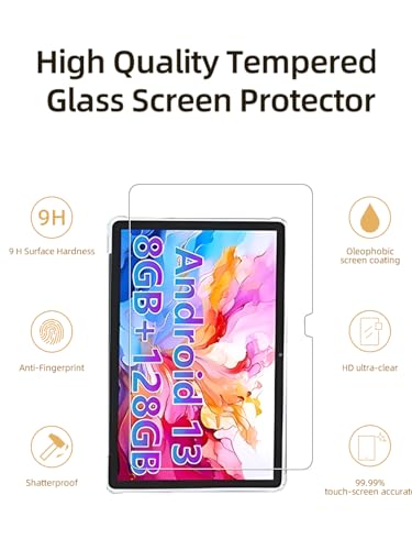 Protector de Pantalla Vidrio Templado 2 Pack 10 pulgadas miniatura 2