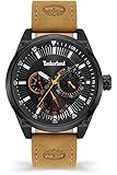 Timberland Reloj analógico de esfera negra para hombre-TDWGF9000902