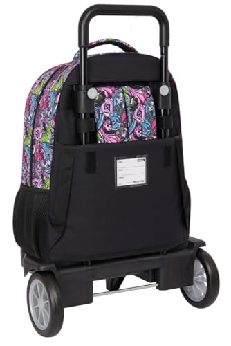 Sac à dos à roulettes Monster High grand format amovible 45 cm