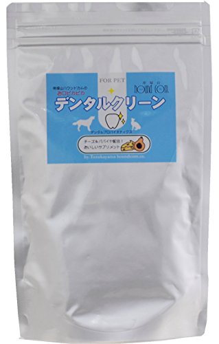 帝塚山ハウンドカム 犬 猫 口内ケア サプリメント お口ピカピカ デンタルクリーン 180g エコパック チーズ 味 無添加 国内製造 デンタル ケア ふりかけ 歯磨き 口臭 歯垢 歯石 パパイヤ酵素 乳酸菌 歯みがき が 苦手 な 愛犬 愛猫 に 大容量