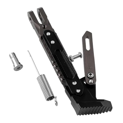 Béquille latérale de moto universelle réglable en aluminium pour scooter et moto modifiée - 3