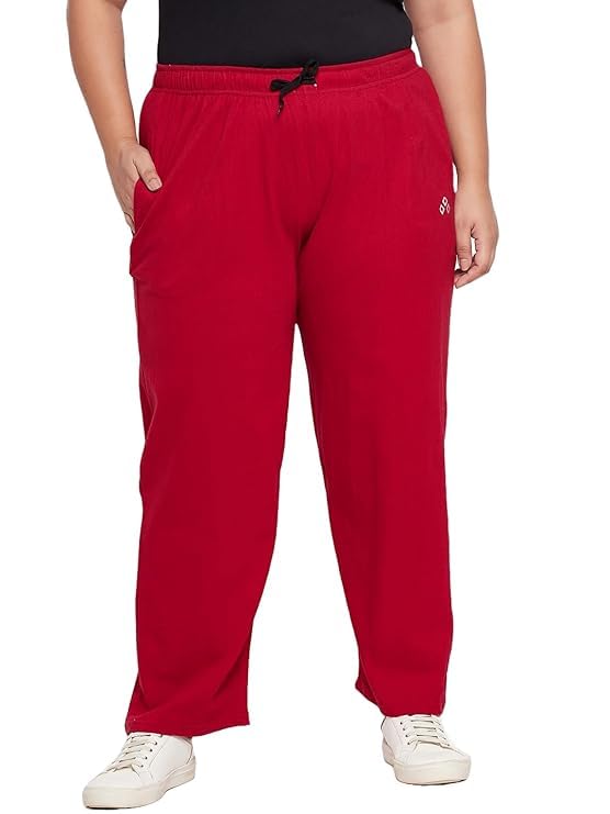 L N Woman's Regular Fit Cotton Track Pants, Lower, Sports Trouser,Night Pants, Joggers for Lounge n Gym Wear for Ladies-picture-52