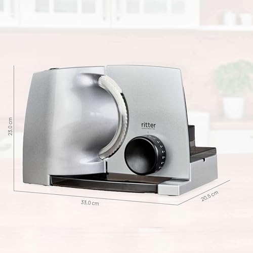 Miniatura 6 de Ritter Compact 1 Cortadora De Alimentos Eléctrica Y Rebanadora De Pan De Metal