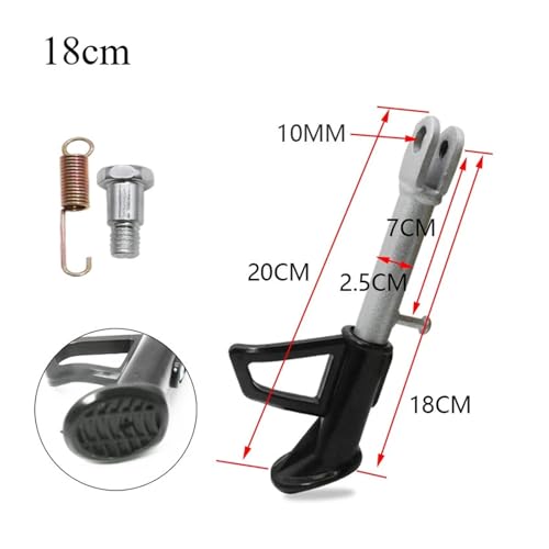 Soporte de pie de metal ajustable y accesorios para patinete con pie lateral de 18CM 2