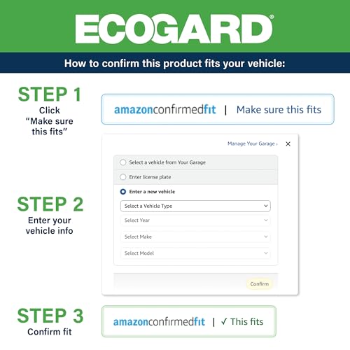Image of ECOGARD XA4378 Premium Engine Air Filter | Fits 1987-1996 Ford F-150 4.9L, 5.0L, E-150 Econoline 4.9L, 5.0L, E-250 Econoline 4.9L, E-150 Econoline Club Wagon 4.9L, 5.0L