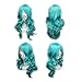 Produktbild COSPLAZA Cosplay Wig Kostueme Peruecke Sailor Moon Sailor Neptune lang Blau Haare