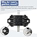 MUNIK Gearbox Foot Rubber Suitable Engine Mount Transmission Foot pad for BMW 2009-2016 523i 530i 550i 650i M5 M6 730Li 740Li 750Li 760Li with Rolls-Royce 2010-2020 # 22326775916 22326780269