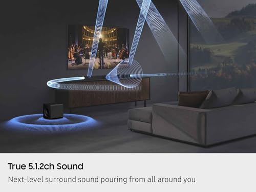 Image of Samsung HW-Q800F Soundbar 5.1.2ch with Wireless Dolby Atmos, Subwoofer, Q-Symphony, SpaceFit Sound Pro, Game Mode Pro, Alexa, AirPlay 2, HDMI eARC, Bluetooth Sound Bar for TV