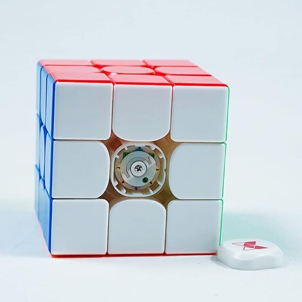 Aigidusansu Moyu QY Toys Tornado V3 Maglev 3 x 3 x 3 cm, cubo mágico magnético, profesional, cubo de velocidad sin pegatinas para giro, juguete educativo (versión Pioneer)
