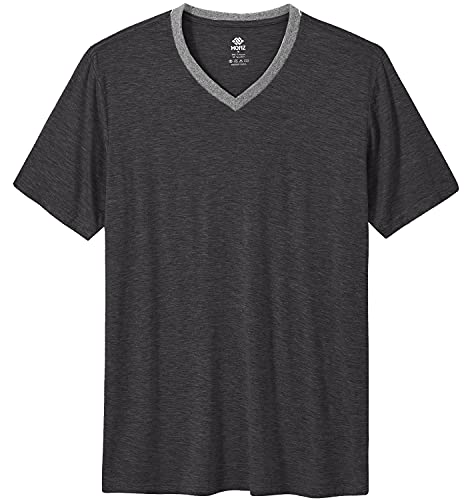 MoFiz Mens Pajamas Set Short Sleeve PJ's Sleep Lounge Sleepwear Cool Pyjama Summer Sets Comfortable Lightweight2