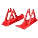 BESPORTBLE 1 Set Schneeski Schlitten Set Winter Schneeroller Skischlitten Zubehör Mehrzweck-Schneeroller für Laufräder Rot