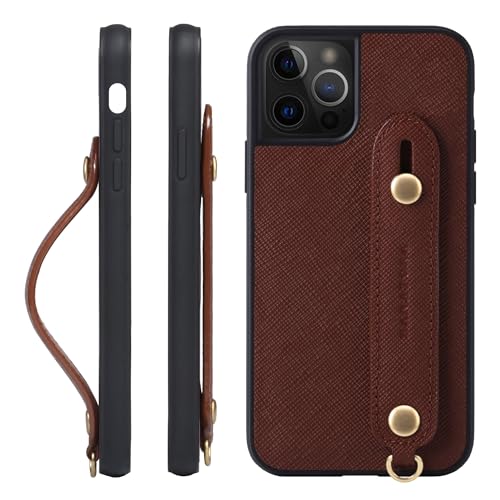 HANATORA iPhone12ProMax P[X {v ϏՌ wʃxg XgbvO X}zP[X X}z X^h@\ KXtB t TtBA[m U[ Mtg }OlbgȂ uE XGH-12ProMax-Brown