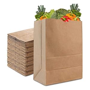 Stock Your Home Papiertüten 26 kg, 50 Stück