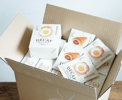 カフェインレスドリップコーヒー「デカフェぱんじかん」2種4杯アソートボックス組み立て済み20個セット