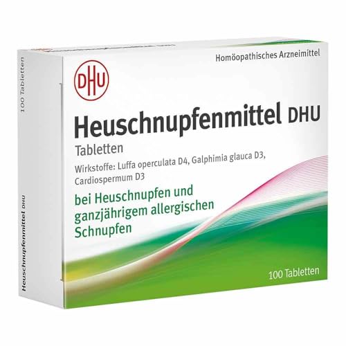 DHU Heuschnupfenmittel – macht nicht müde – hilft Augen und Nase, 100 St. Tabletten