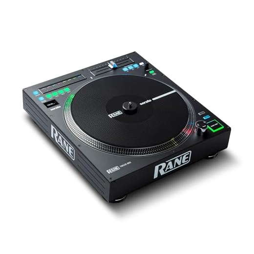 RANE DJ Twelve MKII | 12-Inch Motorized Vinyl Like MIDI Turntable with USB MIDI & DVS Control for Traktor, Virtual DJ & Serato DJ (TWELVEMKII)