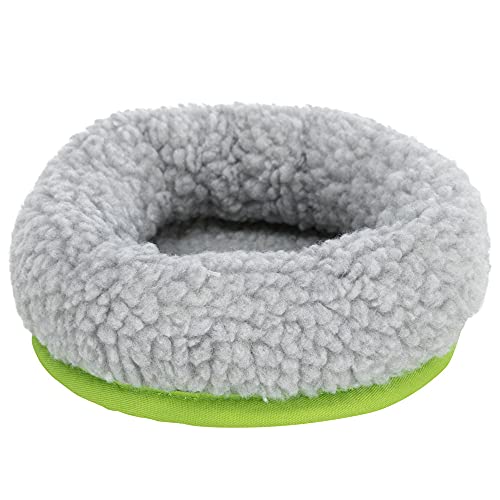 Image of Trixie Pet Products 62701 Cuddly Bed for Hamsters, Green /Grey, 16 x 13cm