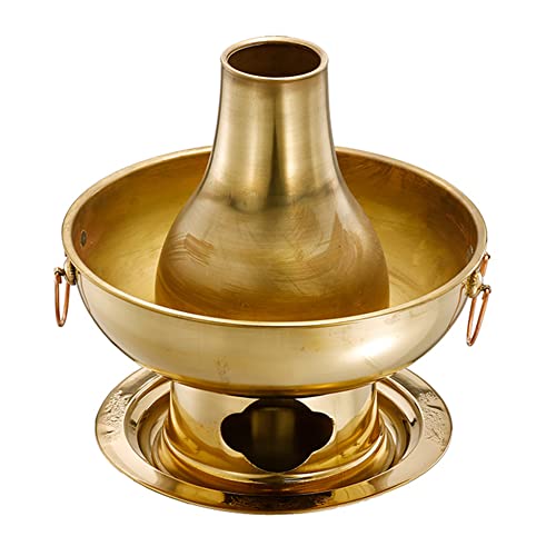 Olla caliente de cobre vintage para hot pot 28cm miniatura 3