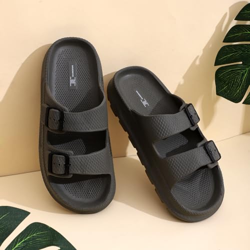 Image of Hygear Men's Zodiac EVA Slippers | Ultra Soft Cushion | Lightweight | Waterproof |Stylish | Anti-Skid | Comfortable Daily Wear Slippers for Men