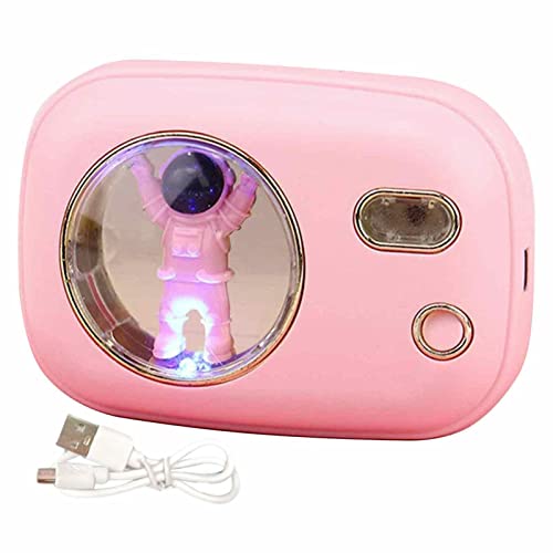 Jimtuze Calentador de manos lindo - Calentador de manos de astronauta, calentador de bolsillo USB para invierno, interior, exterior, camping, esquí, recargable Cover
