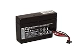 Q-Batteries 12LS-0.8 12V 0,8Ah AGM Blei-Vlies Akku Heim & Haus