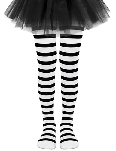 Sarfel Baby Tights 12-18 Months Baby Girl Stockings for Toddlers Girl Toddler Tights Toddler Striped Socks Kids Halloween Socks